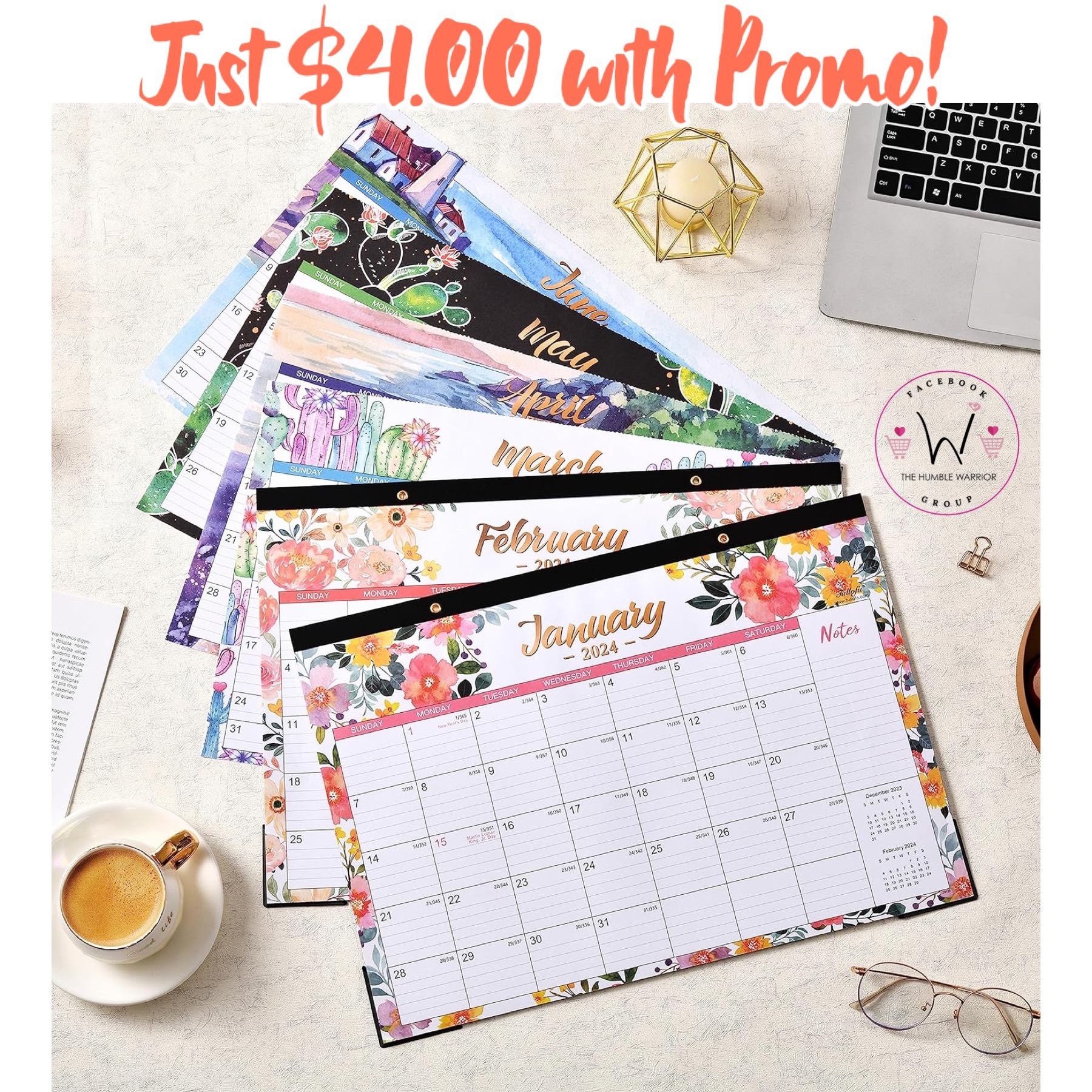 HUGE SAVINGS ON 2024 DESK PLANNER Home Of The Humble Warrior   IMG 8014 