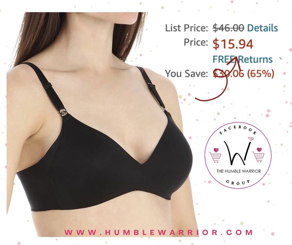 No Side Effects Underarm-Smoothing Comfort Wireless Lightly Lined T-Shirt Bra - Home of The